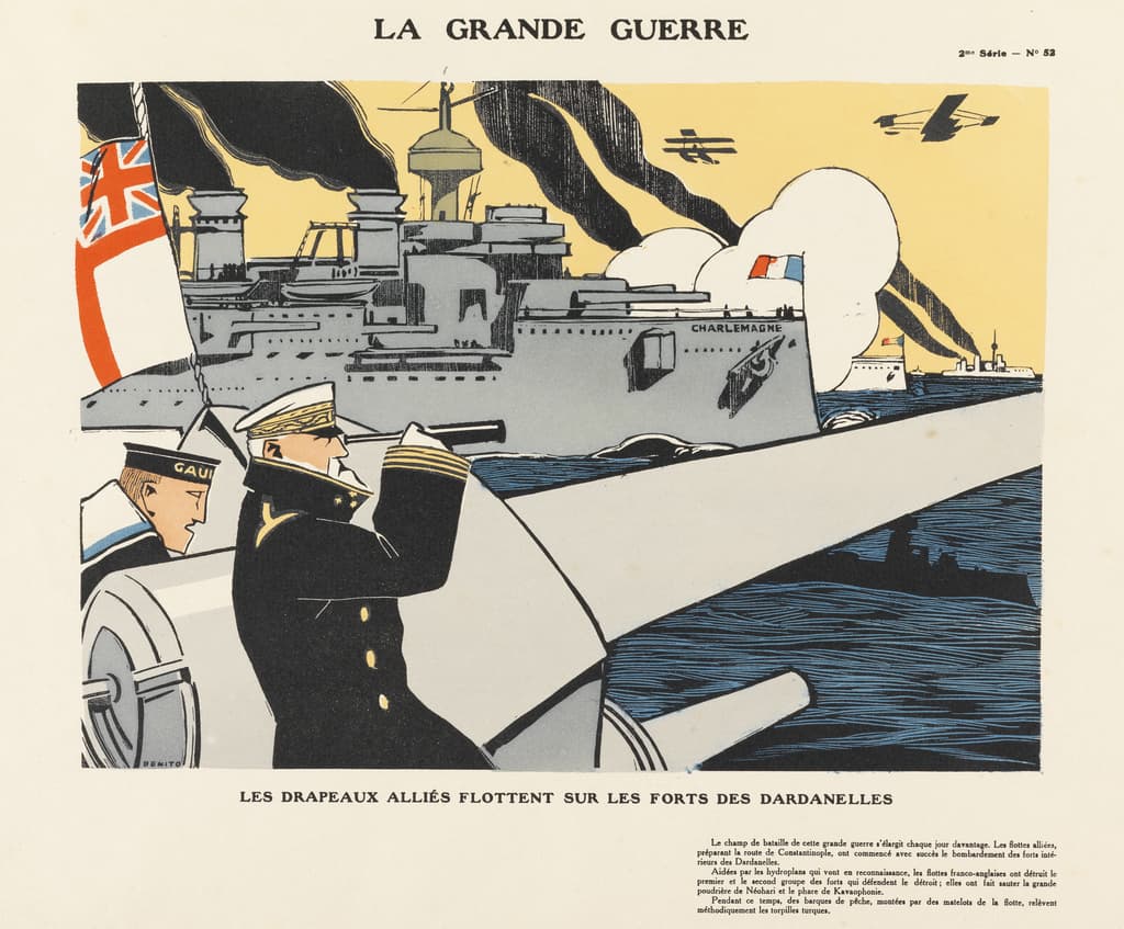 Featured image for the project: Les drapeaux alliés flottent...